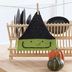 Sugar 'n Cream - Witch Dishcloth in Solids (downloadable PDF)