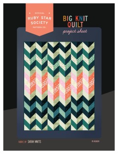 Ruby Star Society - Big Knit Quilt Pattern (downloadable PDF)