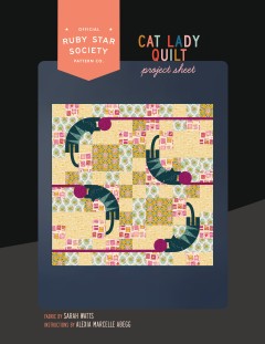 Ruby Star Society - Cat Lady Quilt Pattern (downloadable PDF)