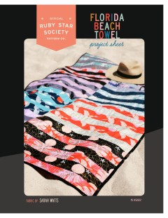 Ruby Star Society - Florida Beach Towel Pattern (downloadable PDF)