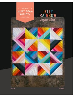 Ruby Star Society - Jelly Rainbow Quilt Pattern (downloadable PDF)