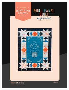 Ruby Star Society - Purl Panel Quilted Wall Hanging Pattern (downloadable PDF)