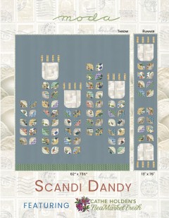Moda - Scandy Dandy Quilt and Runner Pattern (downloadable PDF)