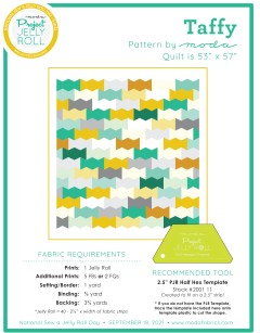Moda - Taffy Jelly Roll Quilt Pattern (downloadable PDF)
