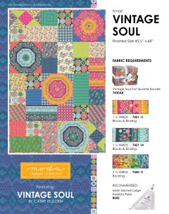 Moda - Vintage Soul Quilt Pattern (downloadable PDF)