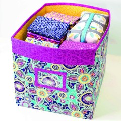 Makower - Henna Fabric Storage Box Pattern (downloadable PDF)