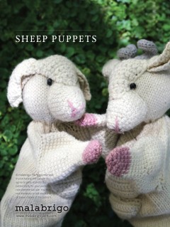 Malabrigo - Sheep Puppets in Malabrigo Worsted (downloadable PDF)