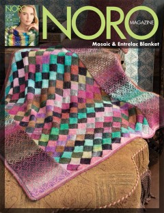 Noro - Magazine 16 - Mosaic and Entrelac Blanket in Silk Garden Lite (downloadable PDF)