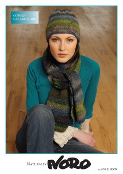 Noro - Cowslip Hat and Scarf in Silk Garden (downloadable PDF)