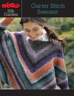 Noro - Garter Stitch Sweater in Silk Garden (downloadable PDF)
