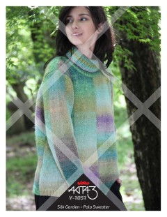 Noro - Polo Neck Sweater in Silk Garden (downloadable PDF)