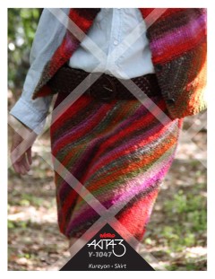 Noro - Knitted Skirt in Kureyon (downloadable PDF)
