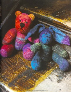Noro - Knitted Bear Toy in Kureyon (downloadable PDF)