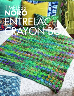 Noro - Timeless Noro - Crayon Box Entrelac Blanket in Ito (downloadable PDF)