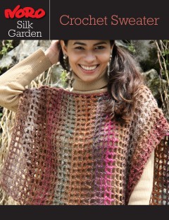 Noro Y977 - Crochet Sweater in Silk Garden (downloadable PDF)