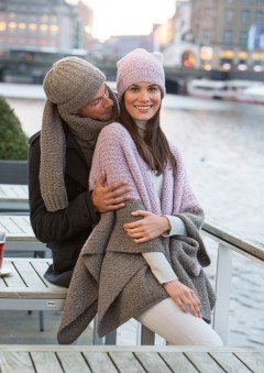Patons - Mens Hat & Scarf in Dream Light (downloadable PDF)