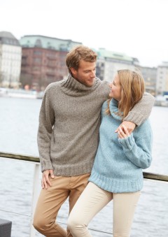 Patons - Mens Sweater in Dream Light (downloadable PDF)