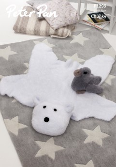 Peter Pan P1299 Polar Bear Rug and Duckling in Precious Chunky (downloadable PDF)