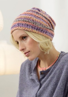 Regia - Beanie with Textured Pattern in Regia 6 Ply (downloadable PDF)