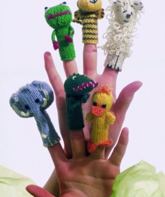 Regia - Finger Puppets in Regia 4 Ply (downloadable PDF)