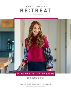 West Yorkshire Spinners - Mira Bee Stitch Sweater (leaflet)