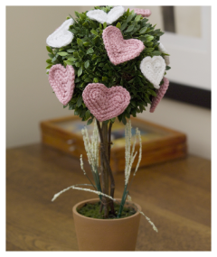 Red Heart - Affaire of the Heart Topiary in Red Heart Soft (downloadable PDF)