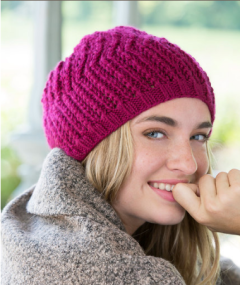 Red Heart - Any Day Beret in Soft (downloadable PDF)