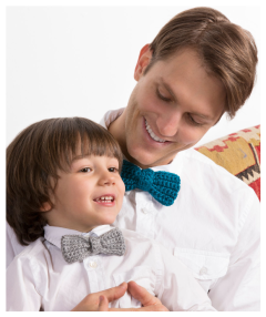 Red Heart - Bow Tie for the Guys in Red Heart Soft (downloadable PDF)