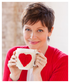 Red Heart - Valentine Mug Hug in Red Heart Soft (downloadable PDF)