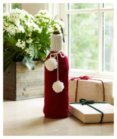 Red Heart - Wrap Your Bottle Cozy in Red Heart Soft (downloadable PDF)