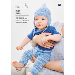 Rico Baby 1152 (downloadable PDF) Hat and Leggings in Baby Dream DK and Baby Dream Uni DK