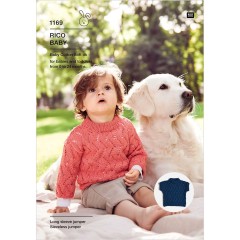 Rico Baby 1169 Long Sleeve and Sleeveless Jumper in Baby Cotton Soft DK (downloadable PDF)