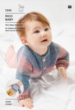 Rico Baby 1240 Jacket and Jumper in Baby Dream DK (downloadable PDF)