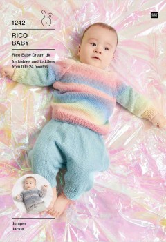 Rico Baby 1242 Jacket and Jumper in Baby Dream DK (leaflet)