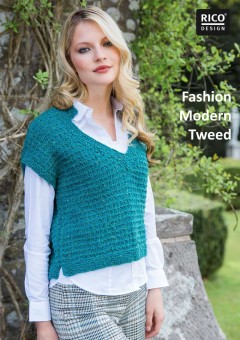 Rico R1906 - Slipover in Fashion Modern Tweed Aran (downloadable PDF)