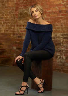Rowan - Chunky Knits - Amelia Sweater in Brushed Fleece (downloadable PDF)