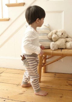 Rowan - Baby 4 Ply Collection - Porcupette Trousers by Elinor Sykes in Super Fine Merino 4 Ply (downloadable PDF)
