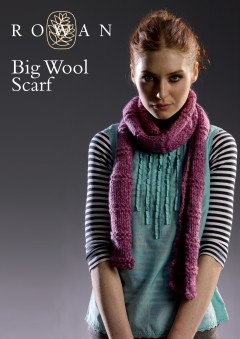 Rowan - Big Wool Scarf  in Rowan Big Wool (downloadable PDF)