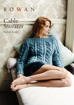 Rowan - Cable Sweater in Rowan Big Wool (downloadable PDF)