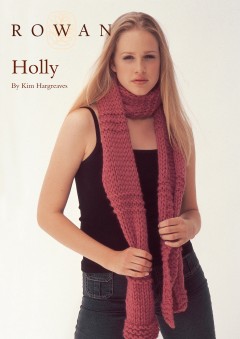 Rowan - Holly Scarf in Rowan Big Wool (downloadable PDF)