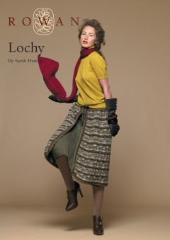 Rowan - Lochy Apron and Skirt in Kid Classic, Kidsilk Haze (downloadable PDF)