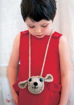 Rowan - Mini Collection - Maple Purse Necklace by Lisa Richardson in Baby Merino Silk DK (downloadable PDF)