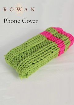 Rowan - Phone Cover in Handknit Cotton (downloadable PDF)