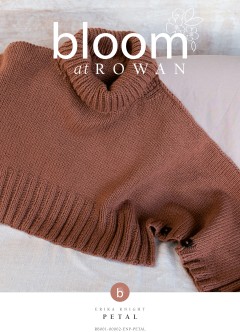 Bloom at Rowan - Petal - Jumper by Erika Knight in Cotton Wool (downloadable PDF)