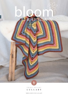 Bloom at Rowan - Lullaby - Blanket by Erika Knight in Baby Cashsoft Merino or Summerlite DK (downloadable PDF)