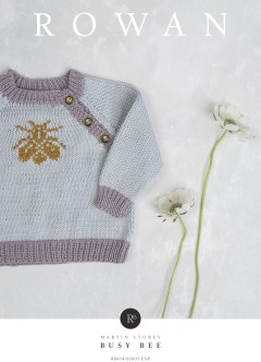 Bloom at Rowan - Busy Bee - Sweater by Martin Storey in Summerlite DK or Baby Cashsoft Merino (downloadable PDF)