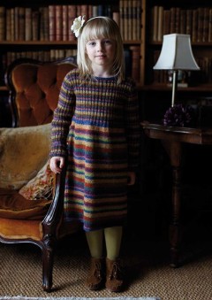 Rowan - Winter Kids - Elsie Dress by Marie Wallin in Felted Tweed DK (downloadable PDF)