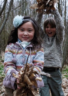 Rowan - Winter Kids - Olivia Jacket by Lisa Richardson in Felted Tweed DK  (downloadable PDF)