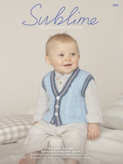 Sublime 693 The Sixth Sublime Baby 4 Ply Hand Knit Book