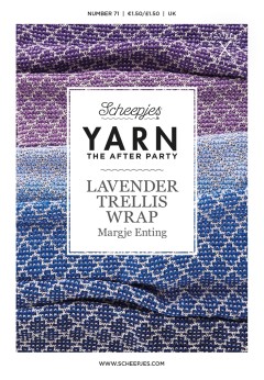 Scheepjes Yarn The After Party 71 - Lavender Trellis Wrap (booklet)